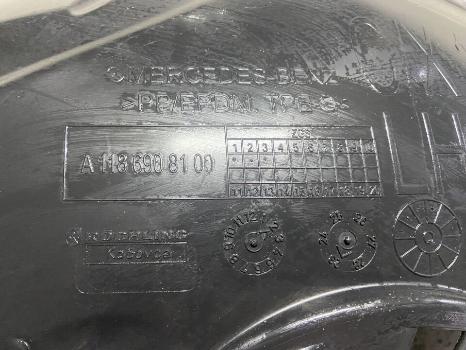 A1186908100 MERCEDES W118 SOL ÖNÜN ÖNÜ DAVLUMBAZ SIFIR ORJİNAL