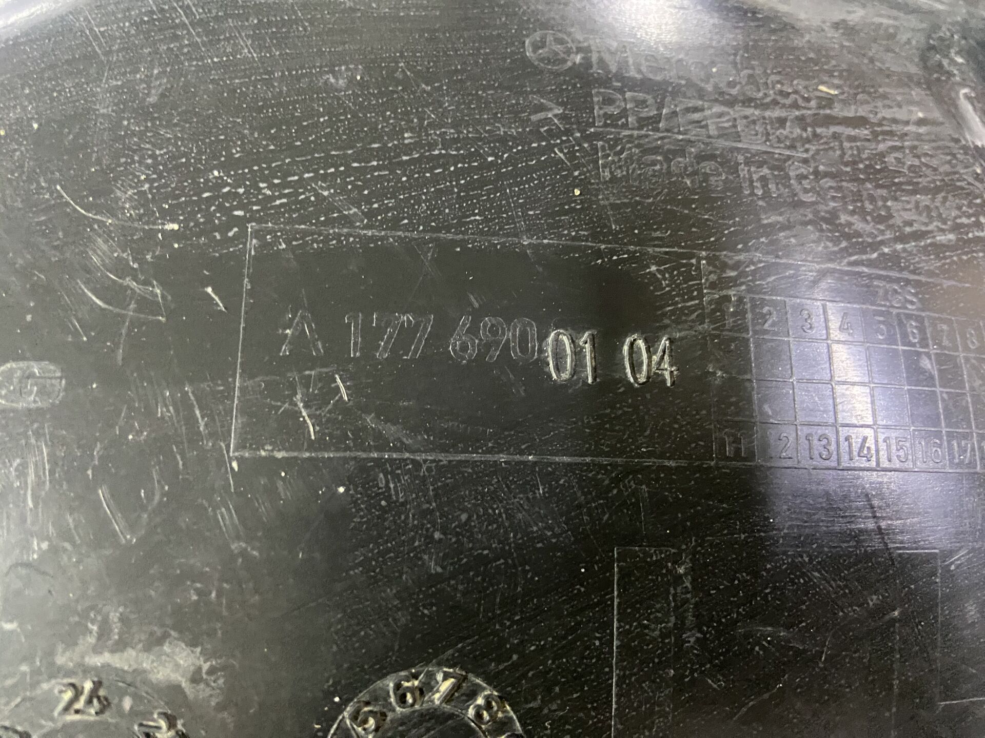 A1776900104 MERCEDES W177 W247 SOL ÖNÜN ÖNÜ DAVLUMBAZ ÇIKMA ORJİNAL