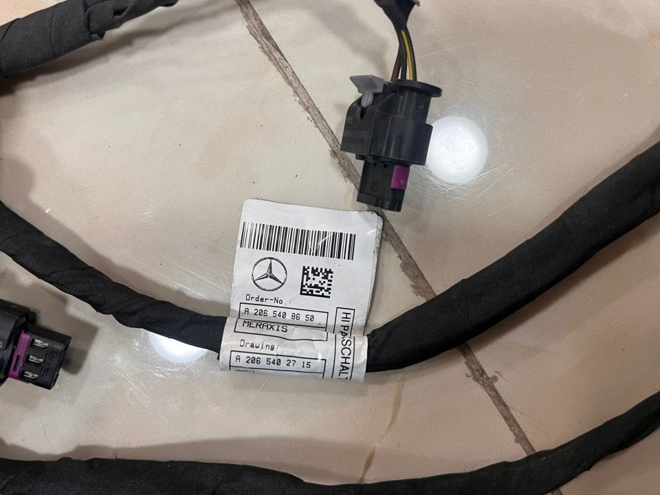 A2065408650 MERCEDES W206 ARKA TAMPON PARK SENSÖRÜ TESİSATI ÇIKMA ORJİNAL