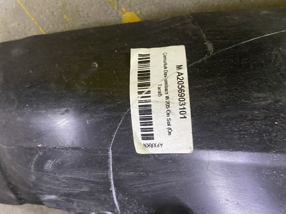 A2056903101 MERCEDES W205 C180 C200 SOL ÖNÜN ÖNÜ DAVLUMBAZ SIFIR Y.S