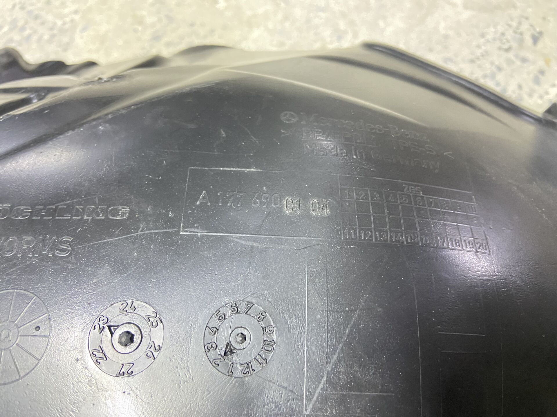 A1776900104 MERCEDES W177 W247 SOL ÖNÜN ÖNÜ DAVLUMBAZ SIFIR ORJİNAL