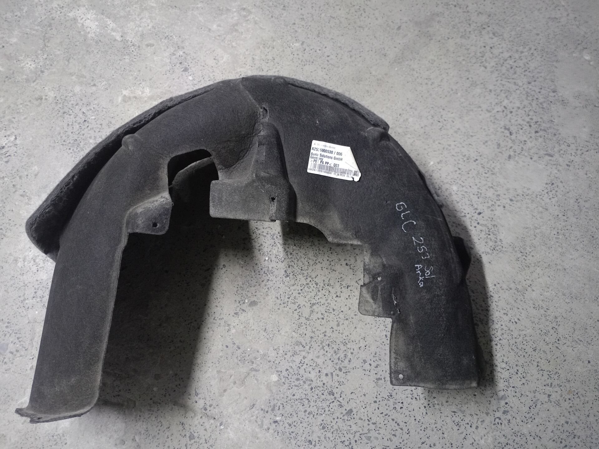 A2536900530 MERCEDES W253 SOL ARKA DAVLUMBAZ ÇIKMA ORJ