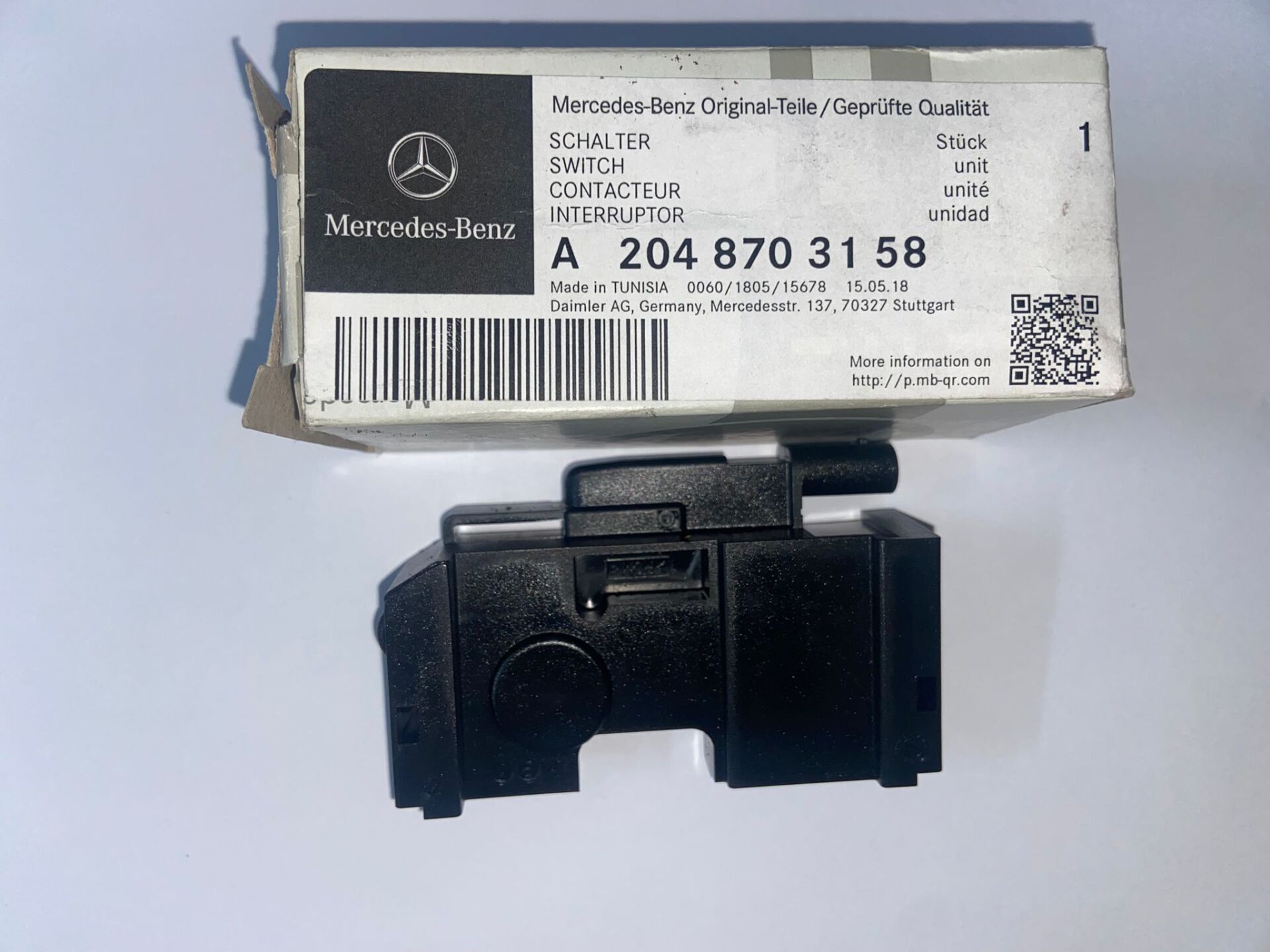 A2048703158 MERCEDES W204 A204 C180 C200 KAPUT SWİTCH SIFIR ORJİNAL