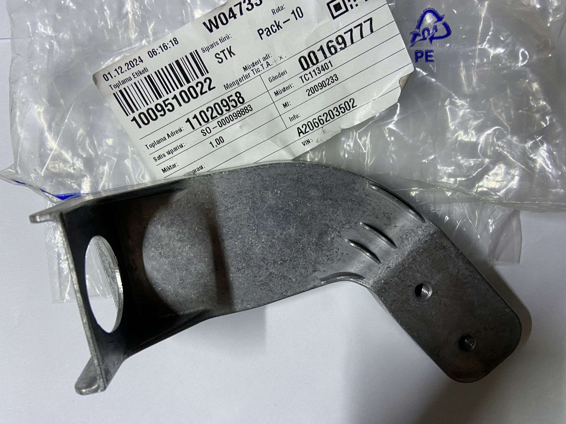 A2066203502 MERCEDES W206 W236 ÖN PANEL SOL BAĞLANTI AYAĞI SIFIR ORJİNAL