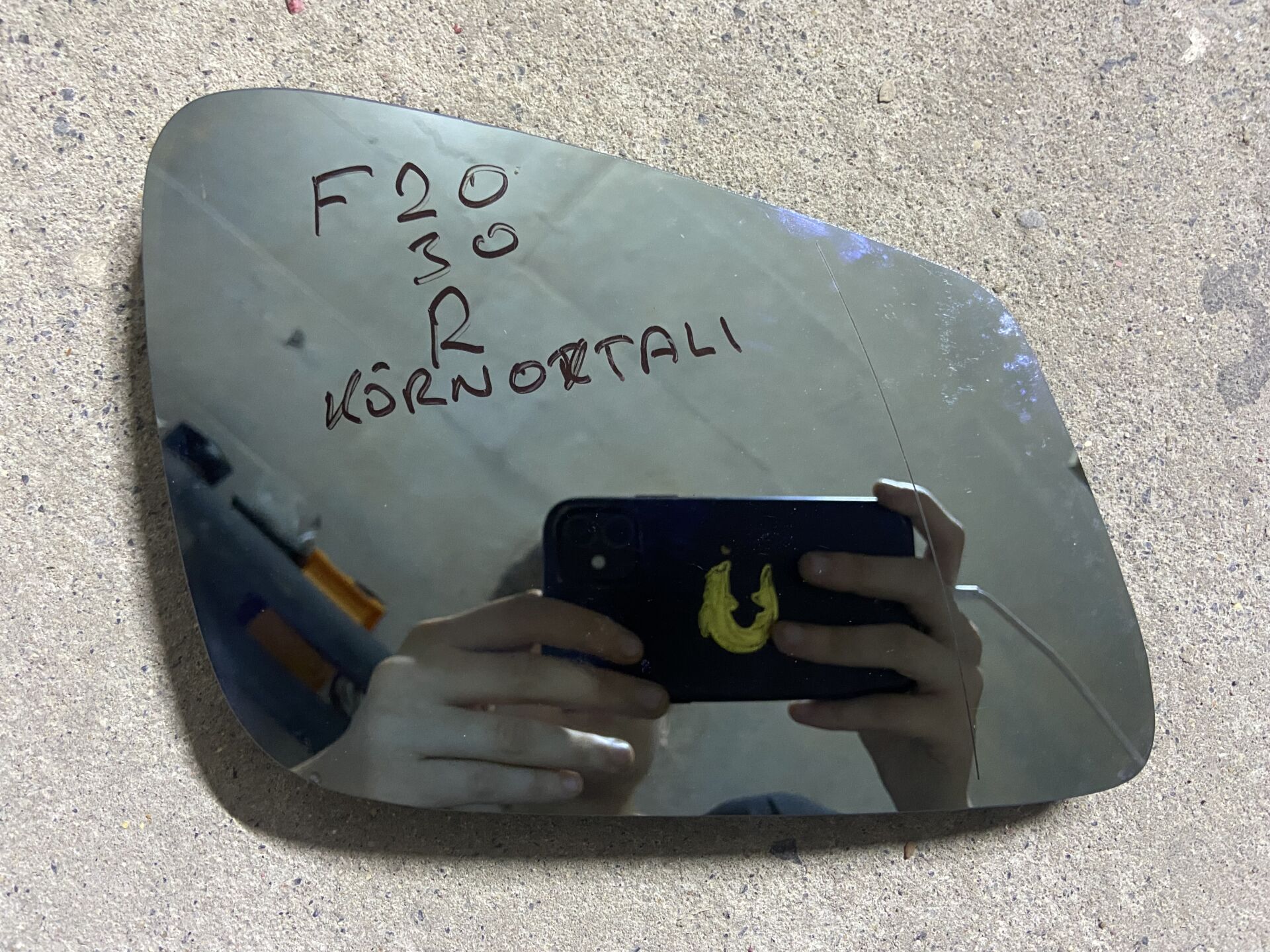 BMW F20 F30 KÖR NOKTALI SAĞ AYNA CAMI ÇIKMA ORJİNAL