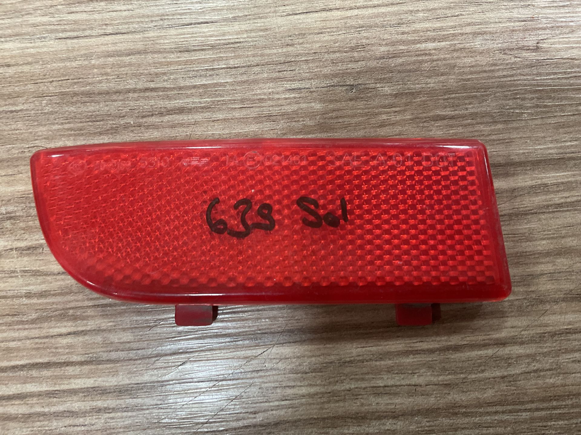 A6398260440 MERCEDES W639 SOL ARKA TAMPON REFLEKTÖRÜ ÇIKMA ORJİNAL