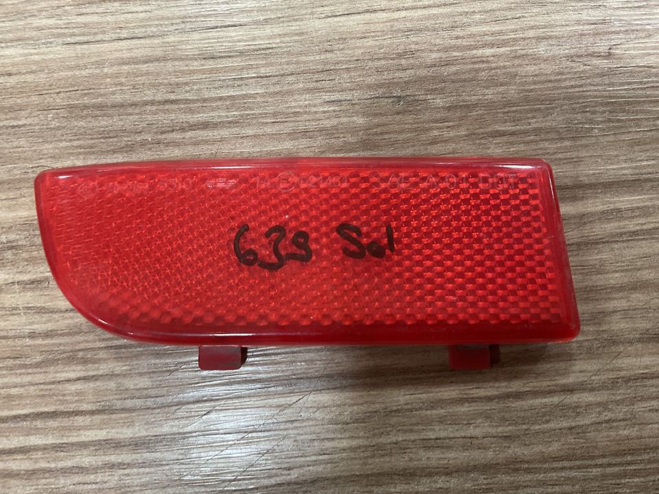 A6398260440 MERCEDES W639 SOL ARKA TAMPON REFLEKTÖRÜ ÇIKMA ORJİNAL