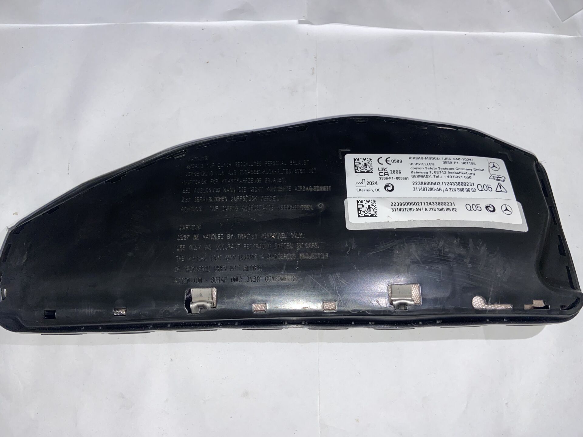 A2238600602 MERCEDES W223 W296 SOL ÖN KOLTUK AİRBAG SIFIR ORJİNAL