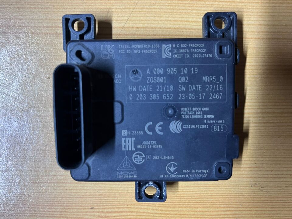 A0009051019 A0009058507 A0009053015 A0009059515 A0009052017 A0009052516 A0009055518 MERCEDES W192 W206 W223 W232 W236 W254 W294 W295 W296 W297 ÖN RADAR ÇIKMA ORJİNAL