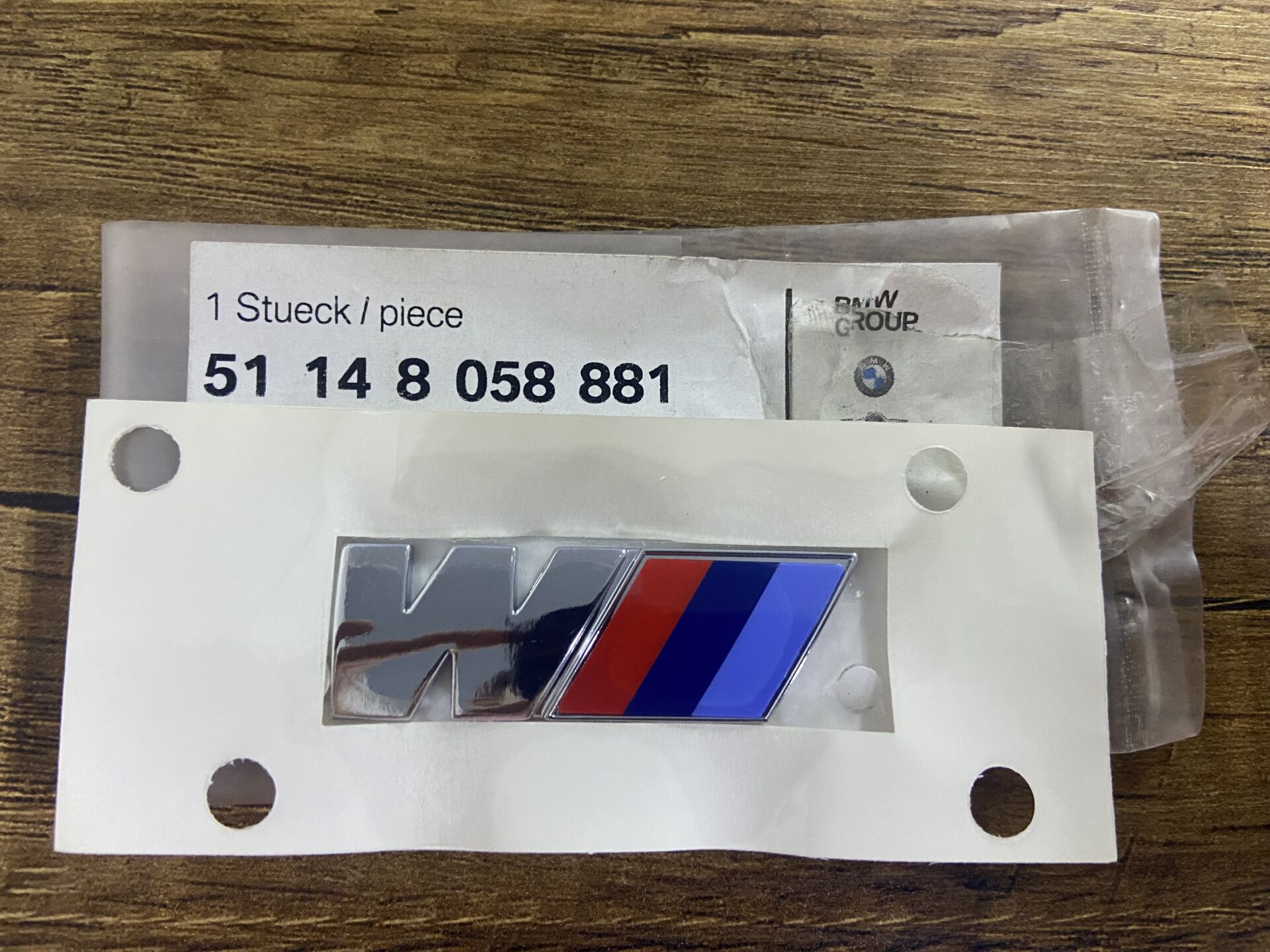 51148058881 8058881 BMW F10 F20 F30 M LOGO SIFIR ORJİNAL