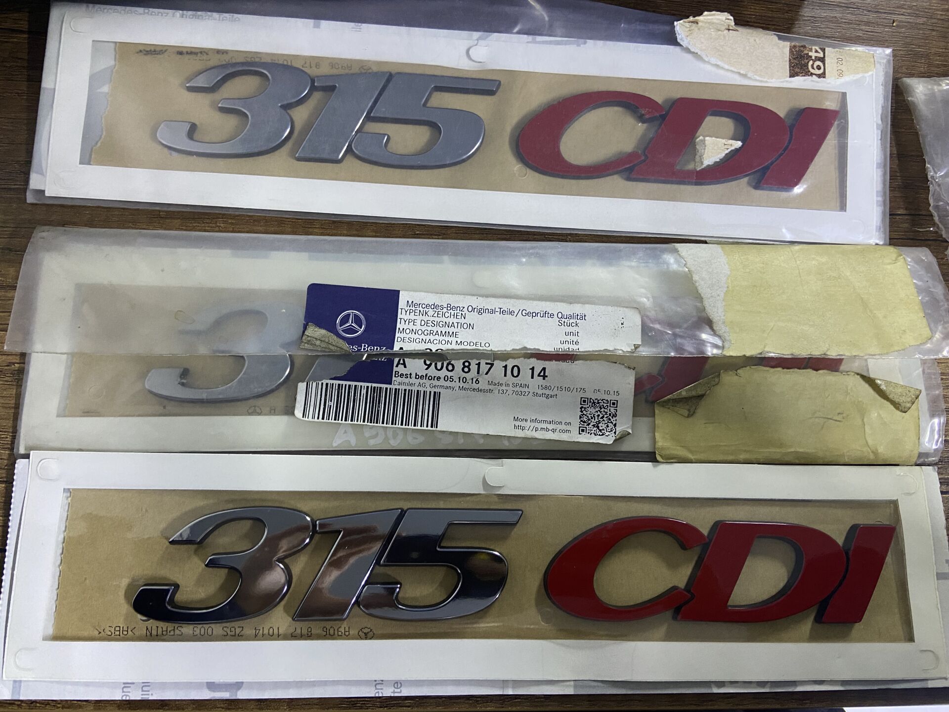 A9068171014 MERCEDES W900 W906 SPRİNTER 315 CDİ YAZISI SIFIR ORJİNAL