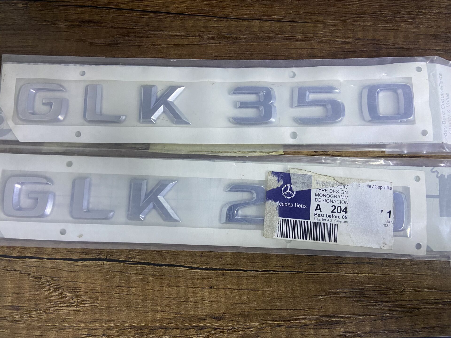 A2048170915 MERCEDES W164 W166 W204 GLK 350 GLK350 BAGAJ YAZISI SIFIR ORJİNAL