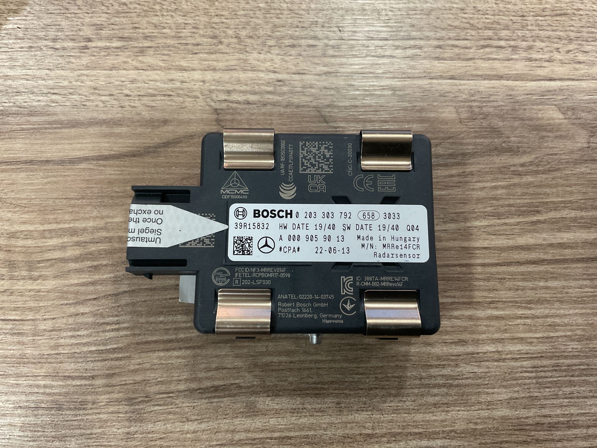 A0009059013 A0009056909 A0009053710 A0009056911 A0009053111 A0009056713 A0009011364 A0009052716 MERCEDES W205 W253 RADAR BEYNİ SIFIR ORJİNAL