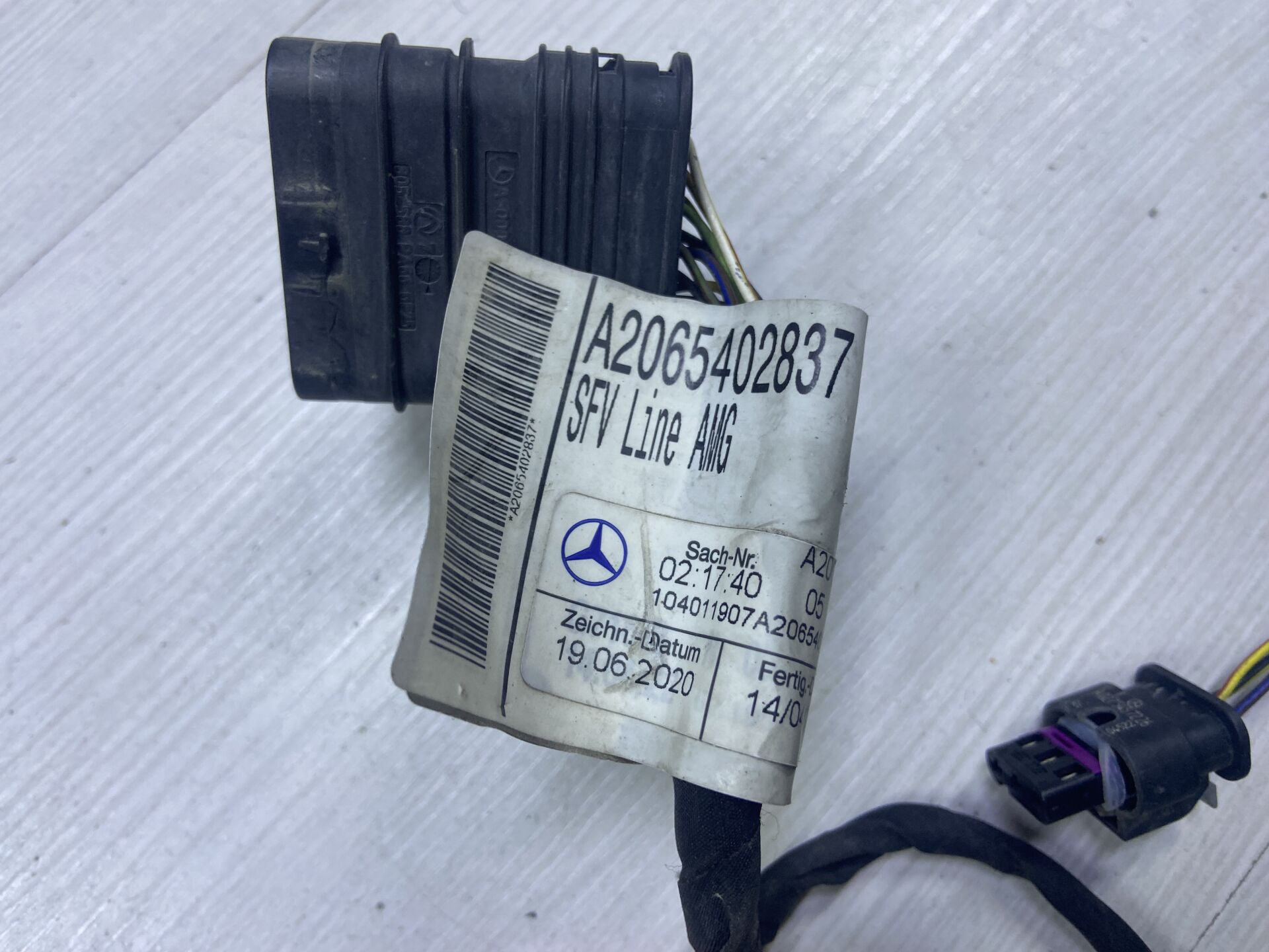 A2065402837 MERCEDES W206 ÖN TAMPON PARK SENSÖR TESİSATI ÇIKMA ORJİNAL