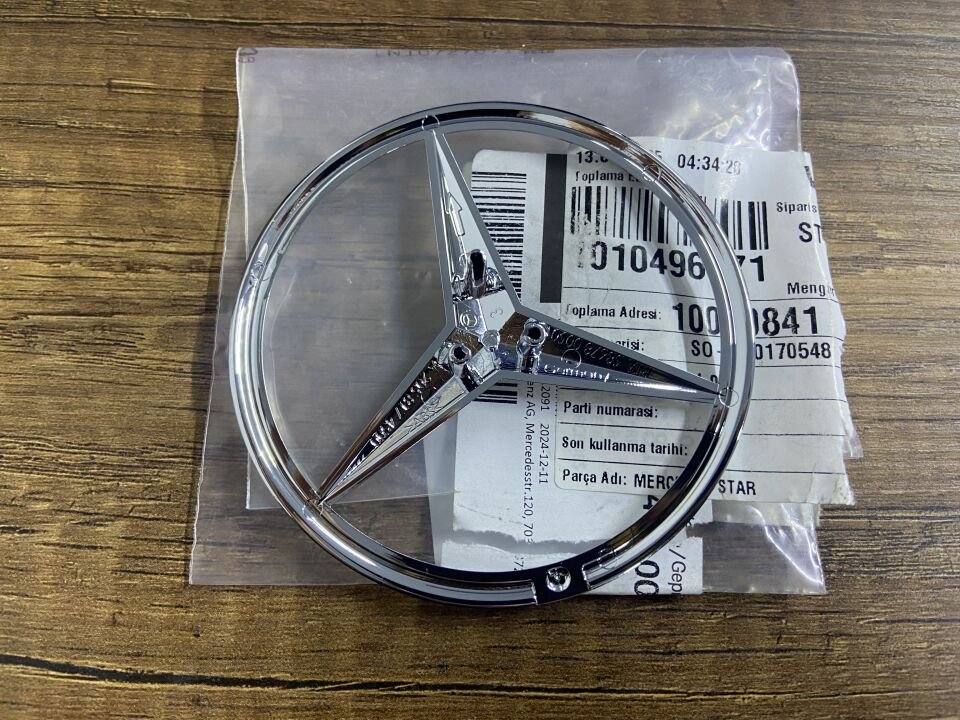 A2058174500 MERCEDES W205 C180 C200 BAGAJ YILDIZ LOGO SIFIR ORJİNAL