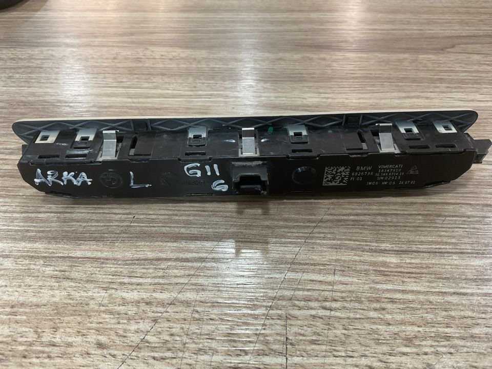 6826738 BMW G11 G12 SOL ARKA KOLTUK AYAR DÜĞMESİ ÇIKMA ORJİNAL