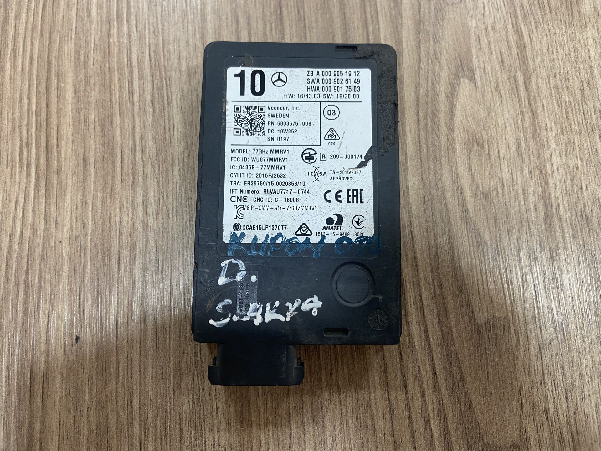 A0009051912 A9009054111 MERCEDES W118 W247 W167 W177 W205 W213 W222 W238 W257 W290 RADAR BEYNİ ÇIKMA ORJİNAL