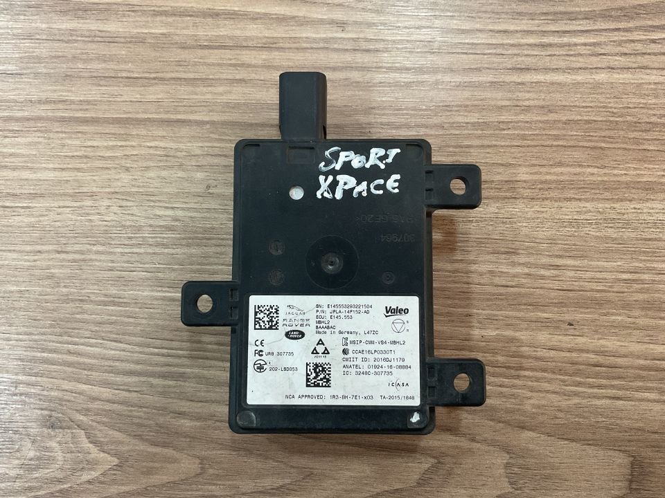JX6314F152-AE JPLA14F152-AD RANGE ROVER JAGUAR F-PACE L405 ARKA RADAR BEYNİ ÇIKMA ORJİNAL