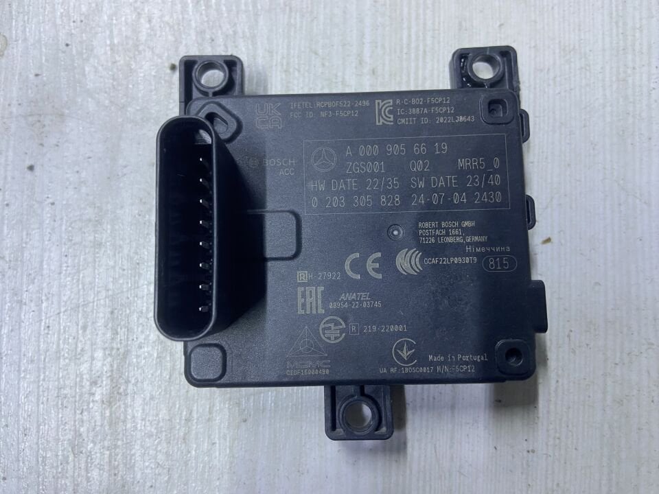 A0009056619 MERCEDES W206 W223 W236 w192 w232 w254 w294 w295 w296 w297 ÖN RADAR BEYNİ ÇIKMA ORJİNAL
