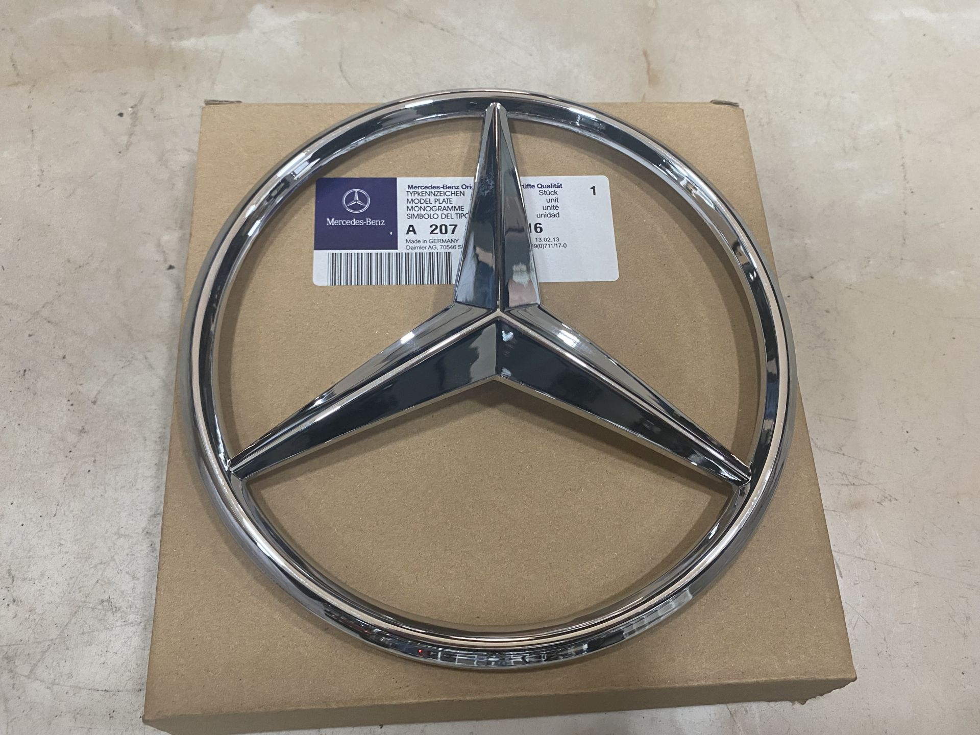A2078170016 MERCEDES W204 W205 W216 W245 W447 W448 W463 W636 W639 ÖN PANJUR YILDIZI SIFIR ORJİNAL