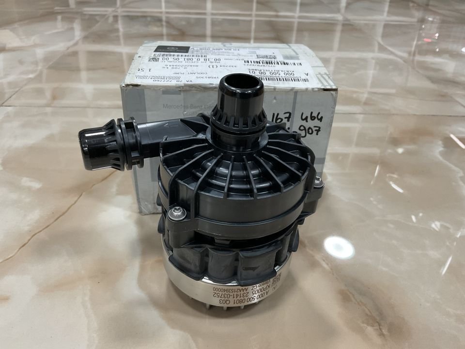 A0005000801 MERCEDES W167 GLE W206 C W214 E W236 CLE COUPE W254 GLC W464 G W447 VİTO W907 SPRİNTER İLAVE SU POMPASI SIFIR ORJİNAL