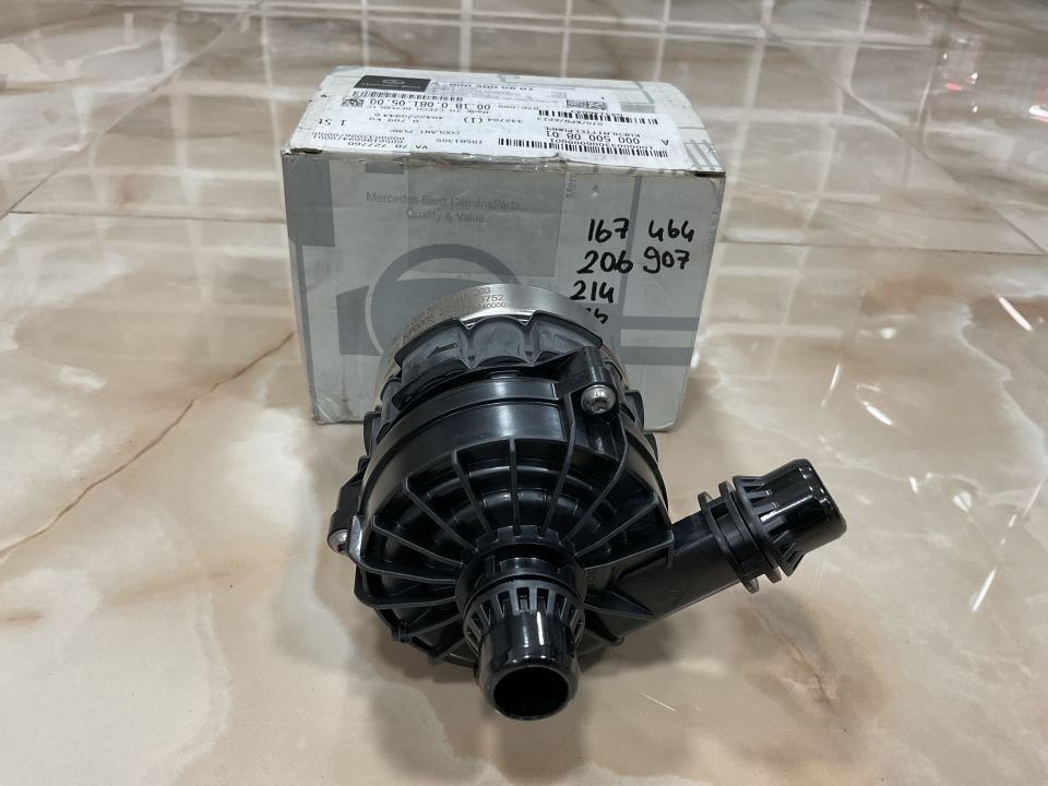 A0005000801 MERCEDES W167 GLE W206 C W214 E W236 CLE COUPE W254 GLC W464 G W447 VİTO W907 SPRİNTER İLAVE SU POMPASI SIFIR ORJİNAL