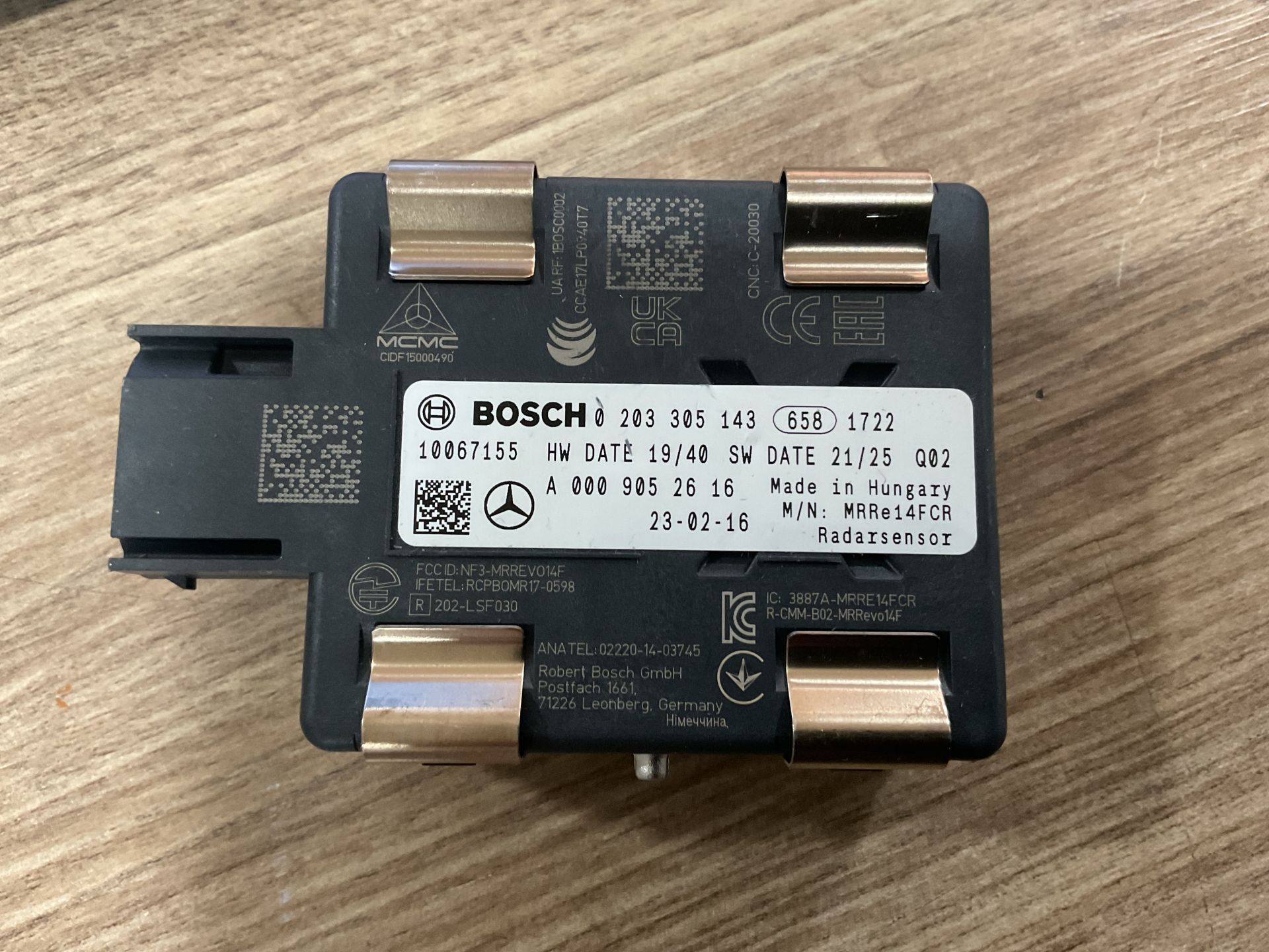 A0009052616 A0009058913 MERCEDES W118 W167 W177 W205 W243 W247 W253 W293 RADAR BEYNİ SIFIR ORJİNAL