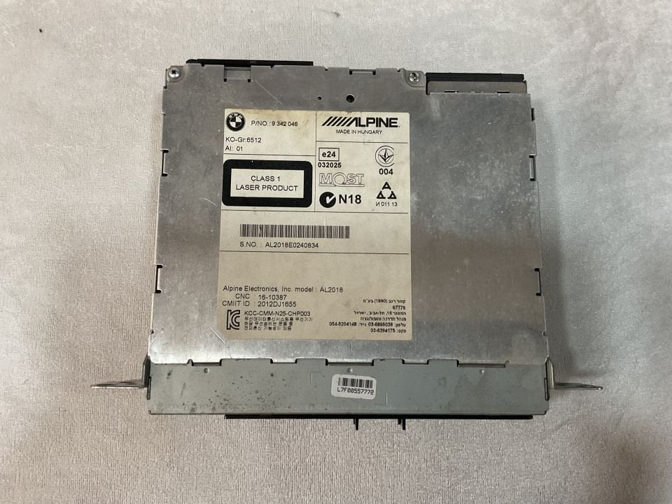 65129342046 9342046 9364121  9331610  9323797 BMW X3 F10 F12 F01 F25 CD RADYO ÜNİTESİ ÇIKMA ORJİNAL