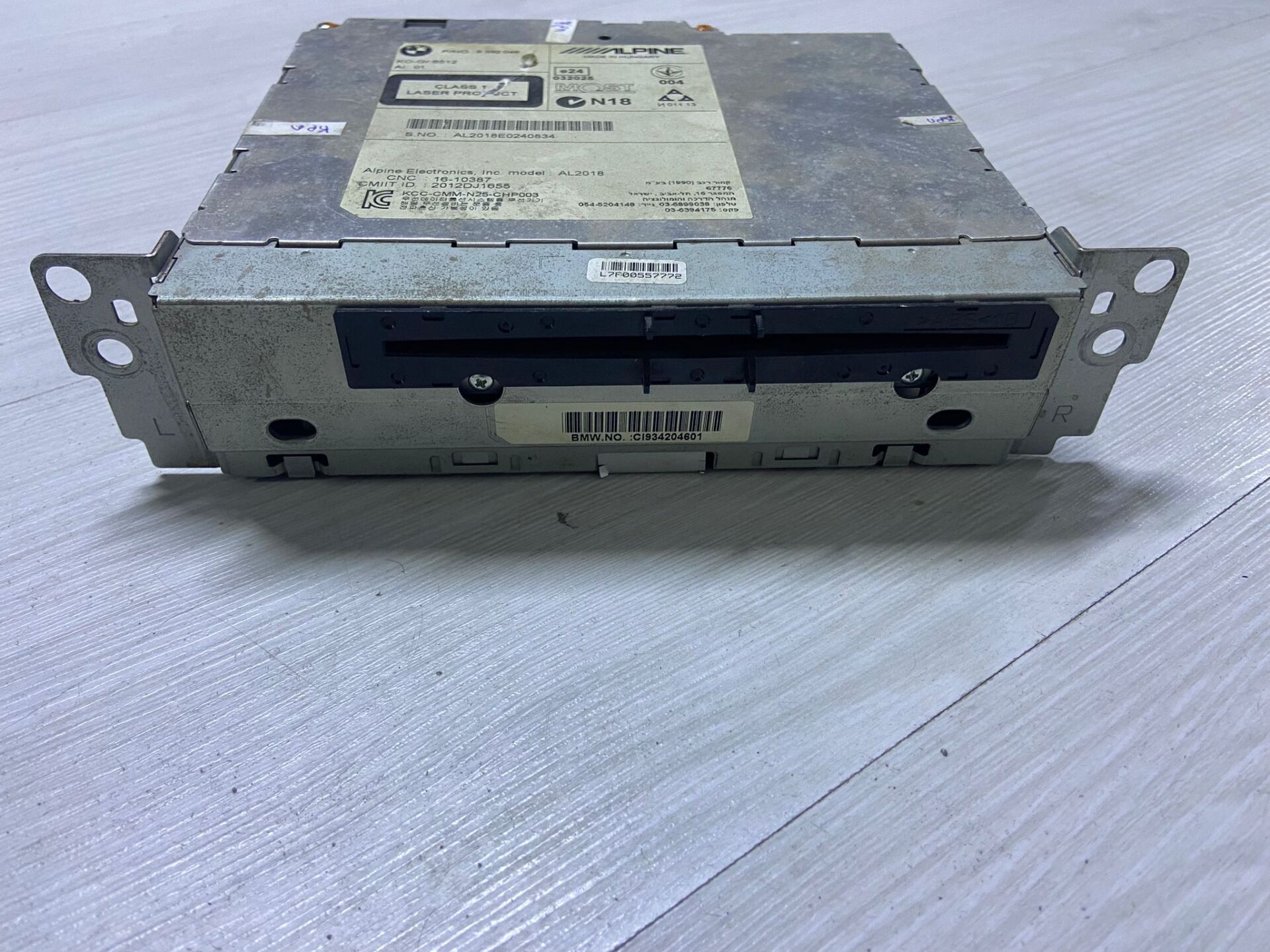 65129342046 9342046 9364121 9331610 9323797 BMW X3 F10 F12 F01 F25 CD RADYO ÜNİTESİ ÇIKMA ORJİNAL