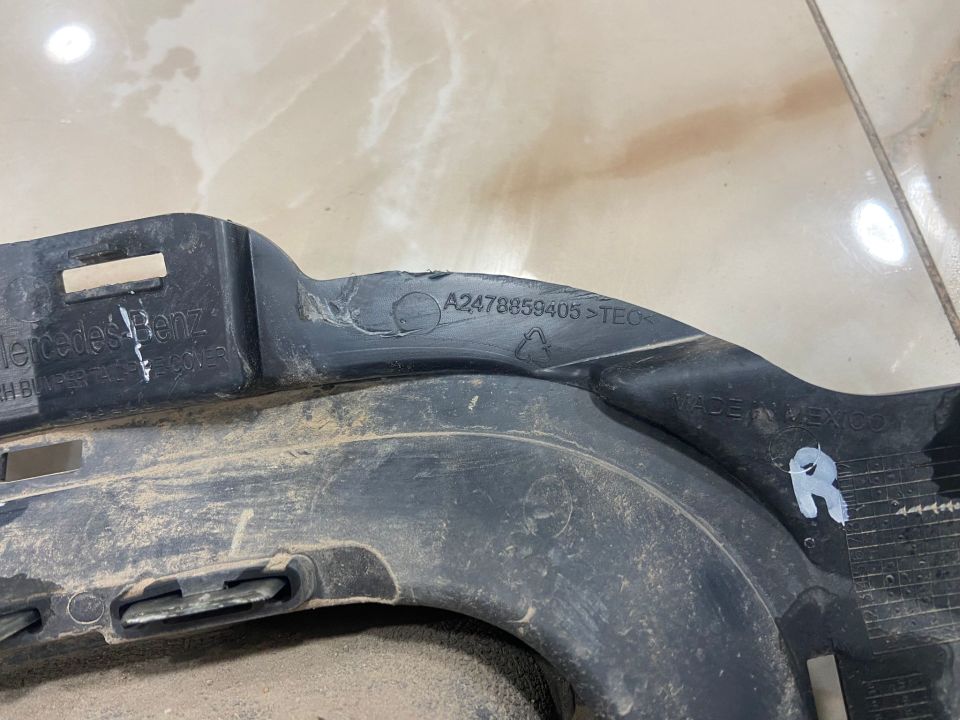 A2478859405 MERCEDES X247 GLB SAĞ ARKA KROM EGZOZ UCU ÇIKMA ORJİNAL