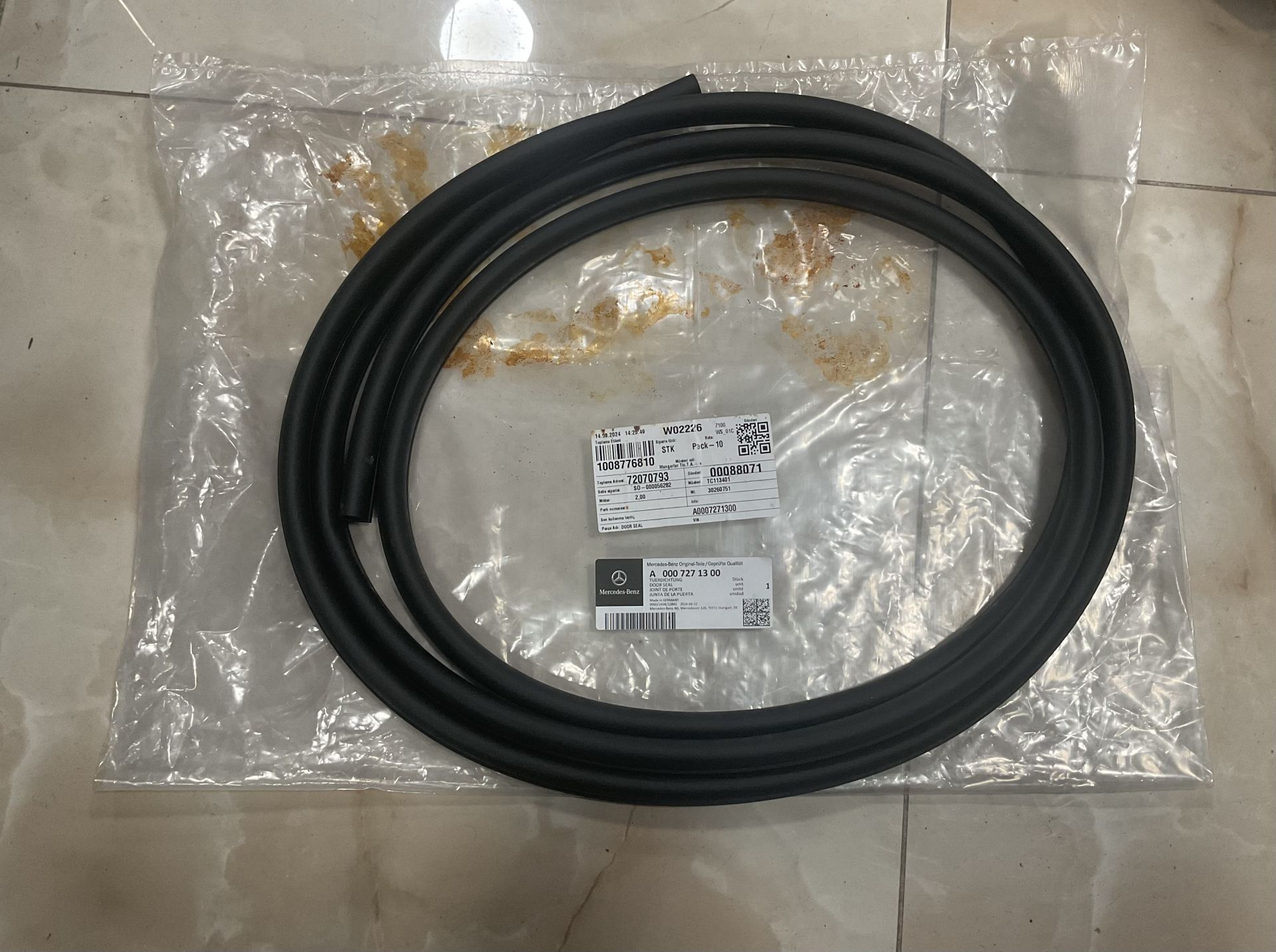 A0007271300 MERCEDES W117 W243 W253 W297 KAPI CONTASI SIFIR ORJİNAL
