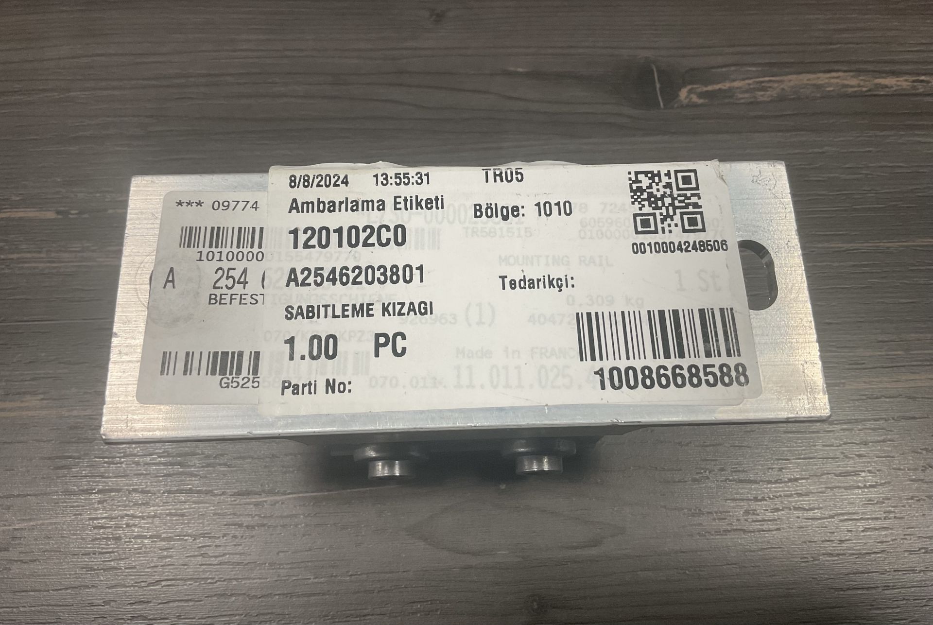 A2546203801 MERCEDES W254 SABİTLEME KIZAĞI SIFIR ORJİNAL