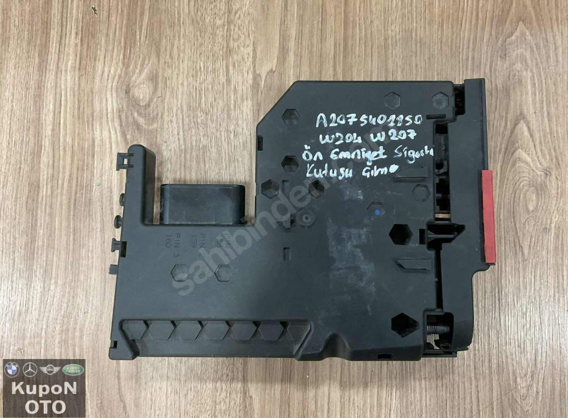 A2075401850 MERCEDES W204 W207 ÖN EMNİYET SİGORTA KUTUSU ÇIKMA ORJINAL