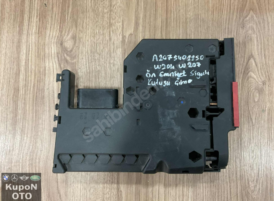 A2075401850 MERCEDES W204 W207 ÖN EMNİYET SİGORTA KUTUSU ÇIKMA ORJINAL