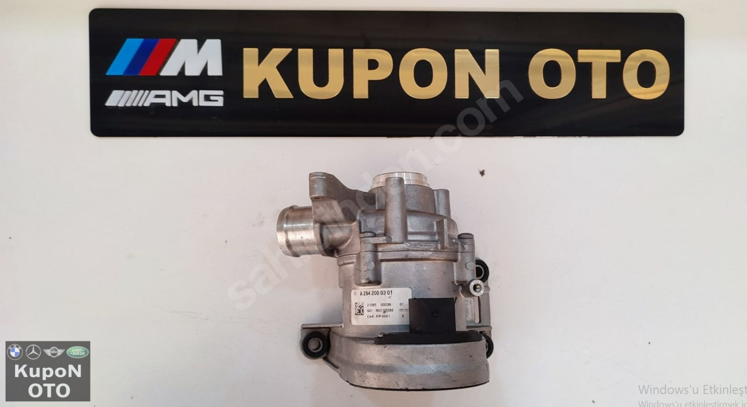 A2642000301 A2642000301 SOĞUTMA POMPASI MERCEDES W264 B CLASS ÇIKMA ORJİNAL