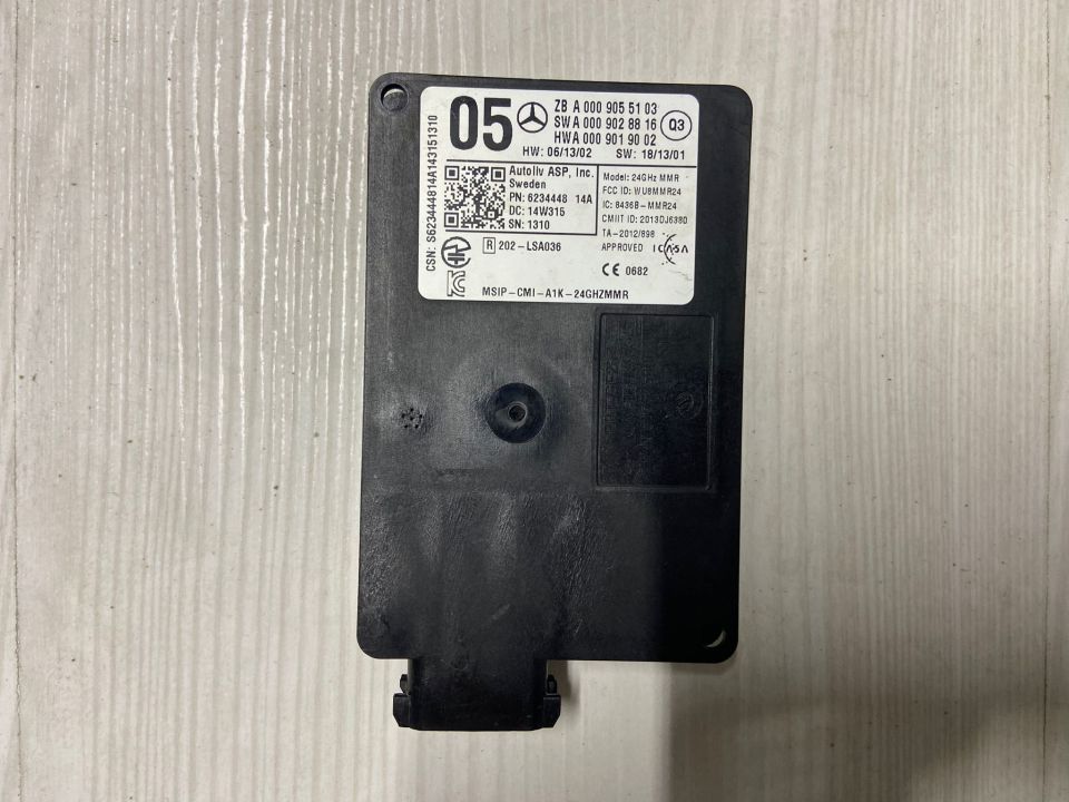 A0009055103 MERCEDES W117 W156 W166 W176 RADAR BEYNİ ÇIKMA ORJİNAL