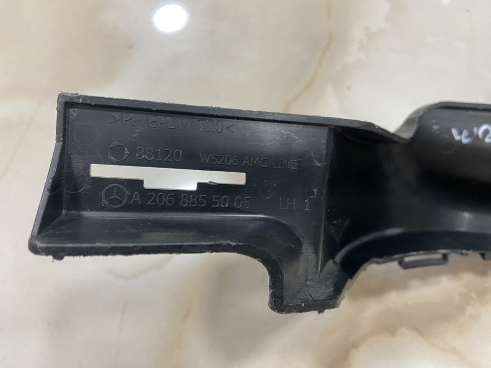 A2068855005 MERCEDES W206 206 SOL ARKA TAMPON BRAKETİ SIFIR ORJİNAL