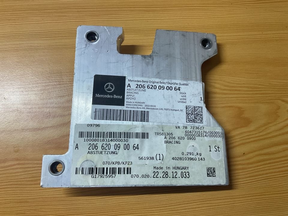 A2066200900 MERCEDES W206 ÖN SOL PANEL DESTEK DEMİRİ SIFIR ORJİNAL