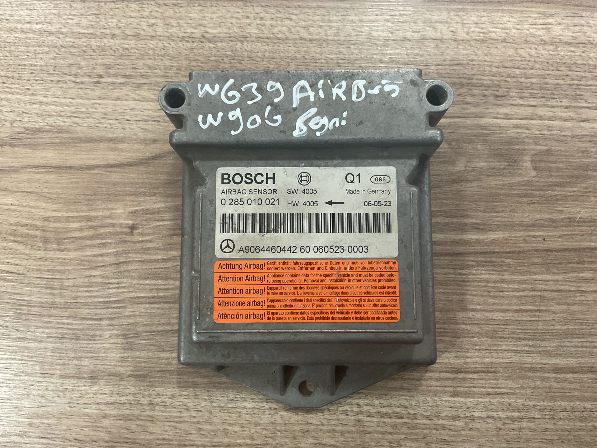 A9069005801 A9064460442 MERCEDES W906 W639 AİRBAG BEYNİ ÇIKMA ORJİNAL