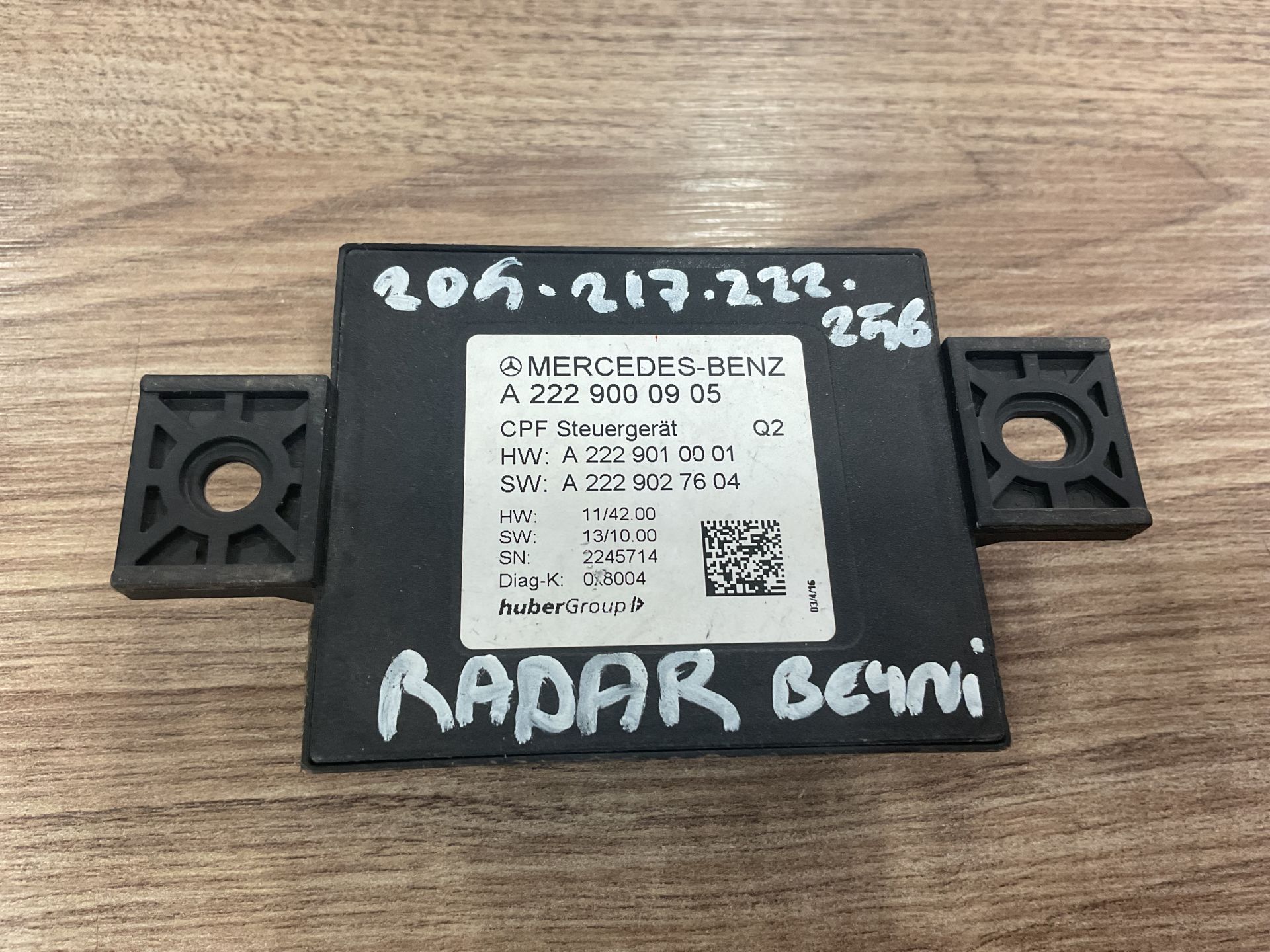 A2229000905 MERCEDES W205 W217 W222 W253 KAMERA BEYNİ ÇIKMA ORJİNAL