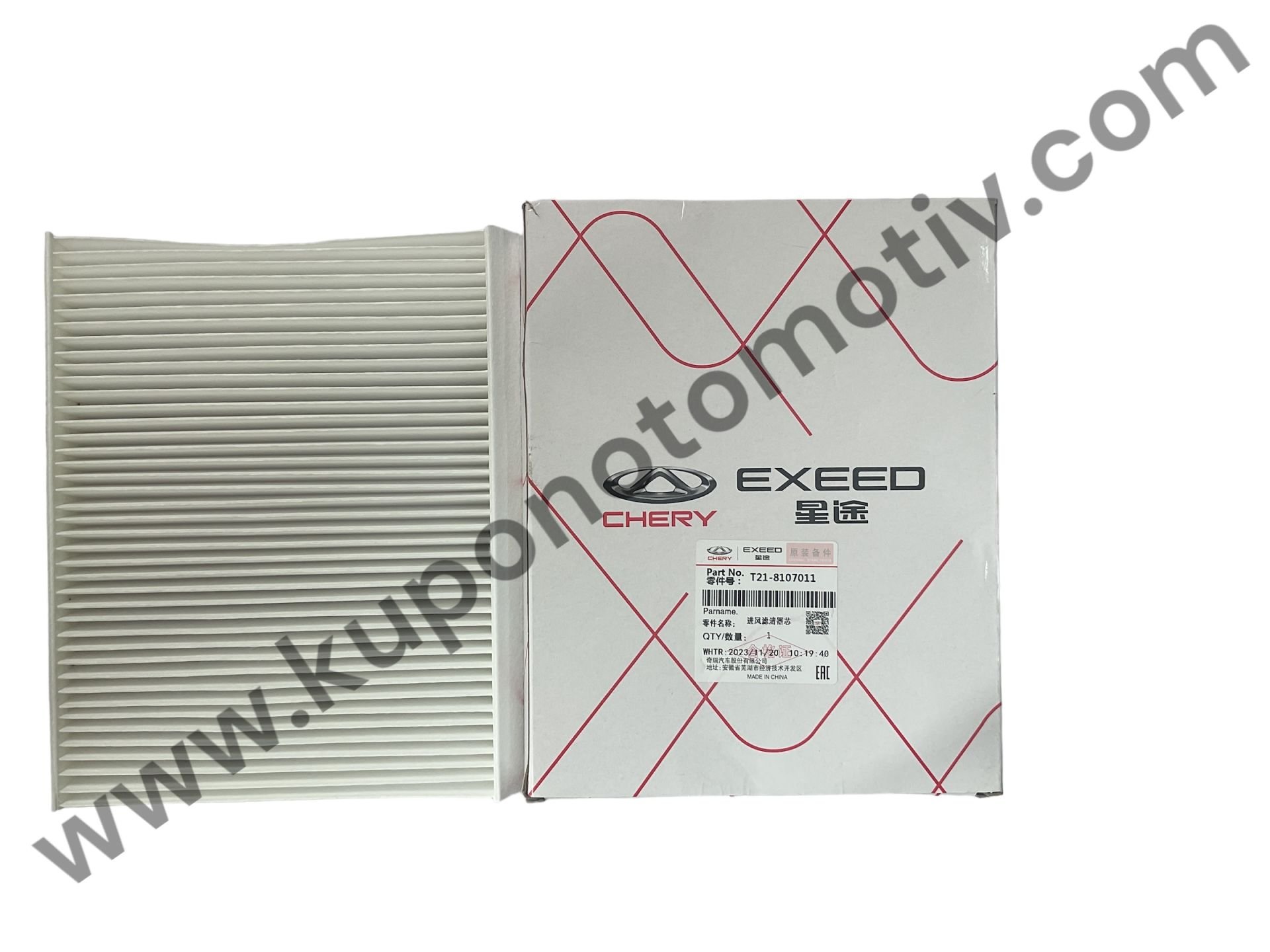 T21-8107011 CHERY TİGGO 7 TİGGO 8 OMODA 5 POLEN FİLİTRESİ SIFIR ORJİNAL