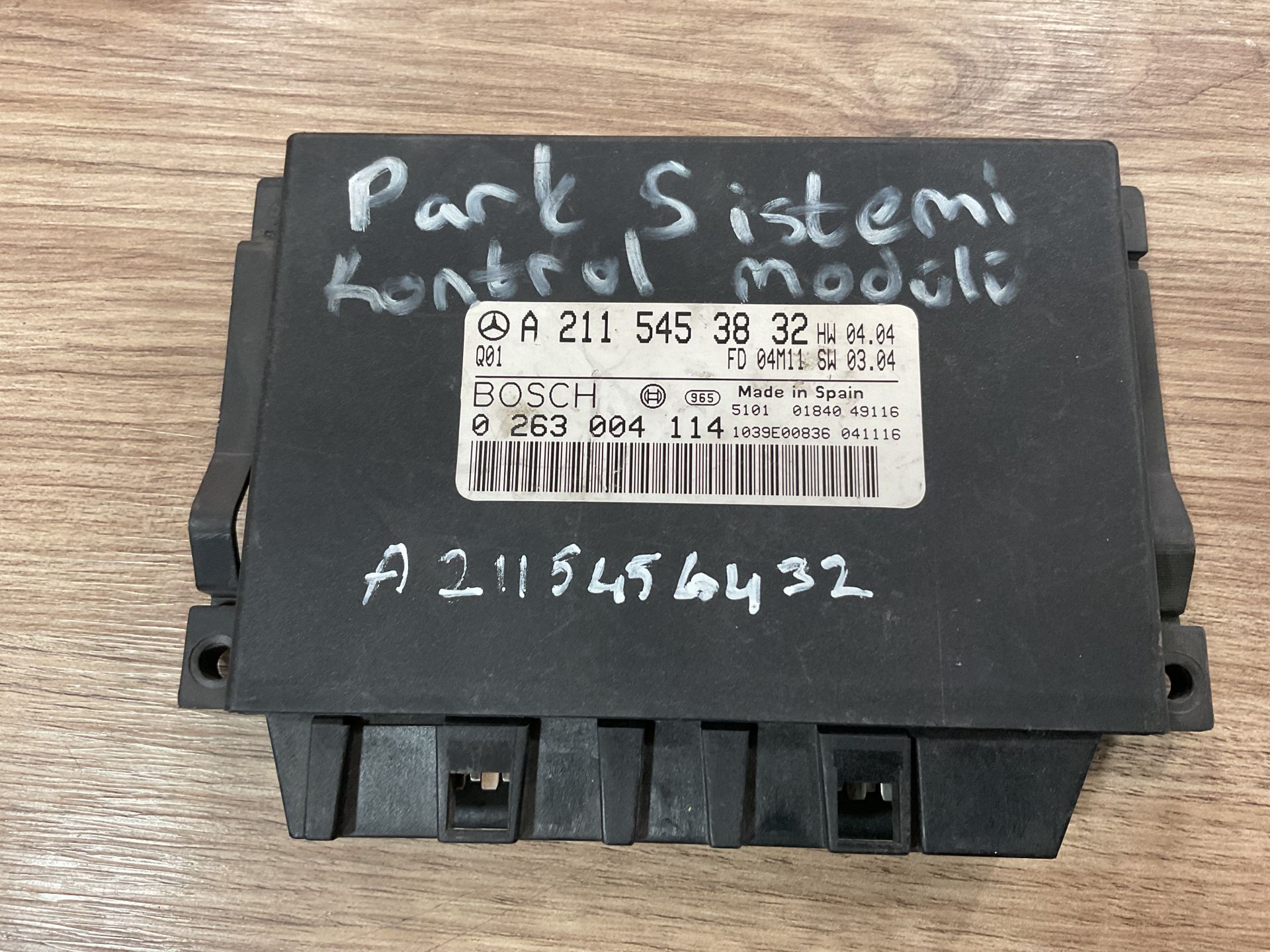 A2115453832 A2115456432 MERCEDES W211 PARK SİSTEM BEYNİ ÇIKMA ORJİNAL