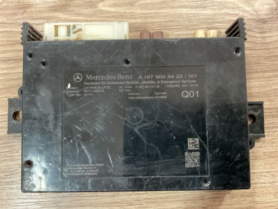 A1679005425 MERCEDES W167 BLUETOOTH BEYNİ ÇIKMA ORJİNAL