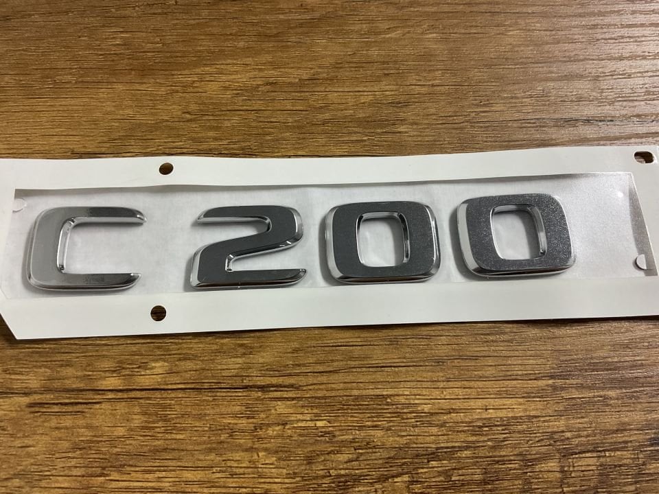 A2068170100 MERCEDES W206 ARKA BAGAJ YAZISI SIFIR ORJİNAL